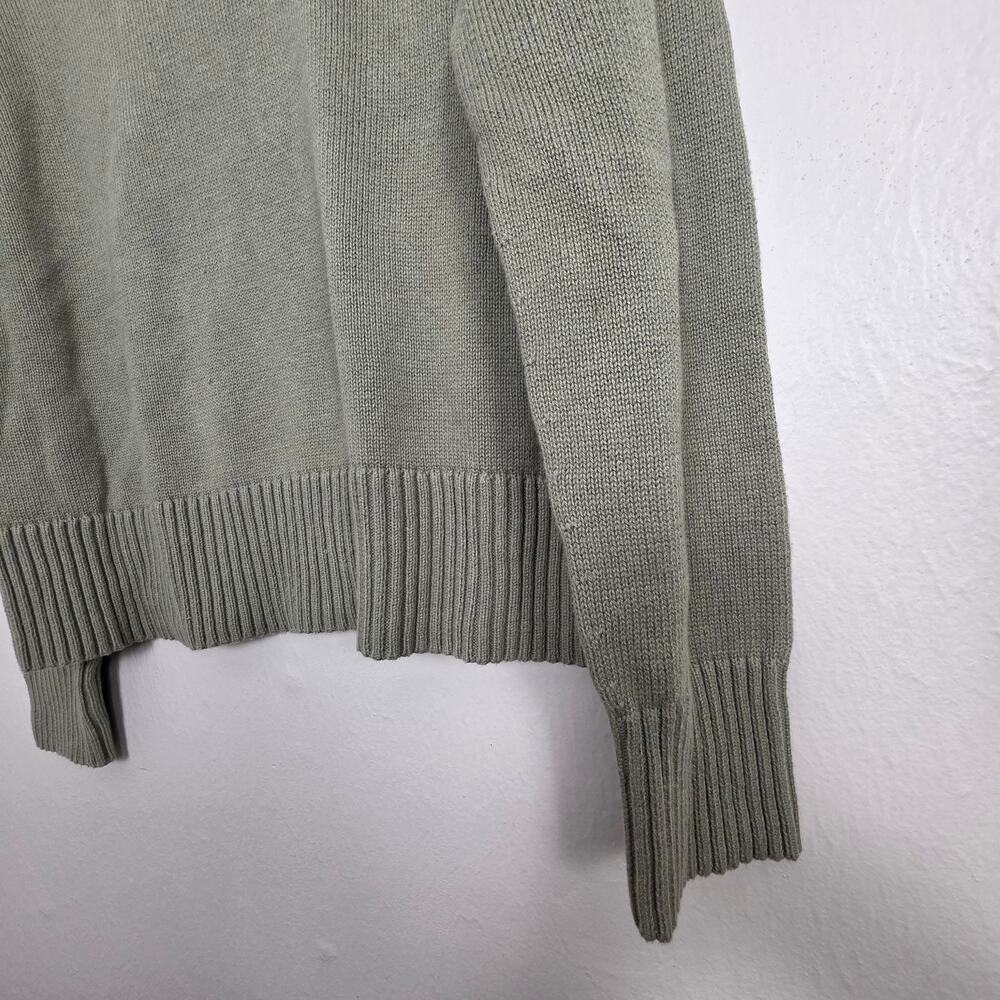 Everlane The Boxy Sweater Everyday Cotton Sage Green Small - Picture 9 of 15